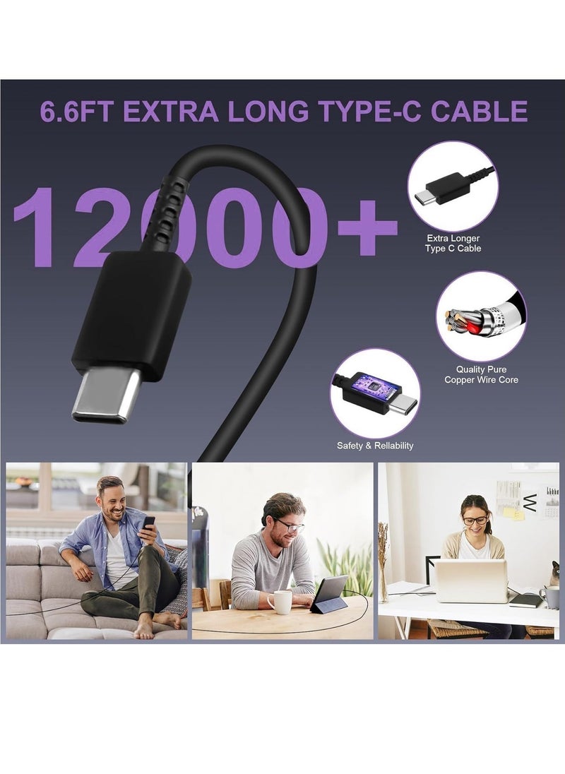 45W USB-C Fast Charger with 6ft Cable – PPS Wall Charger for Samsung Galaxy S23 Ultra, S22, S21, Note10, Tab S7/S8 Series - Image 5