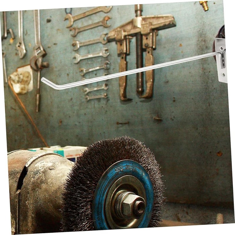 قطعتان من خطافات الحائط المعدنية السوداء للمسامير للمنزل والمرآب والمتجر ولوحة العرض - Image 4