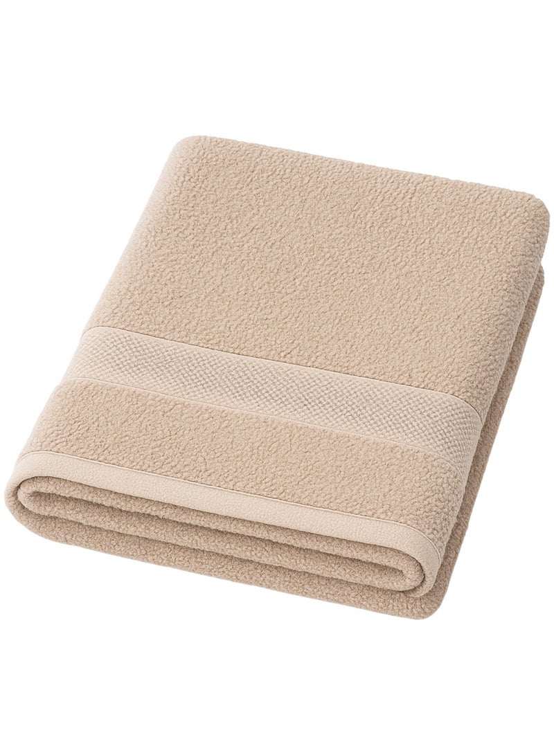 ATEN Homeware 1 Piece Luxury Egyptian Cotton Hand Towel - 1 Ultra Soft Towel 50 x 90 cm - Highly Absorbent, Quick Dry Towel, Suitable for Kids and Adults (Café) - Image 1