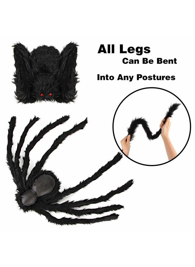 Dreampark Halloween Spider Decorations, 6 Pcs Realistic Hairy Spiders Set, Scary Spider Props for Indoor, Outdoor and Yard Creepy Decor (6 Different Sizes) - Image 5