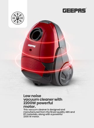مكنسة كهربائية 1.5 L 2200 W GVC2594 أحمر/أسود - view 2