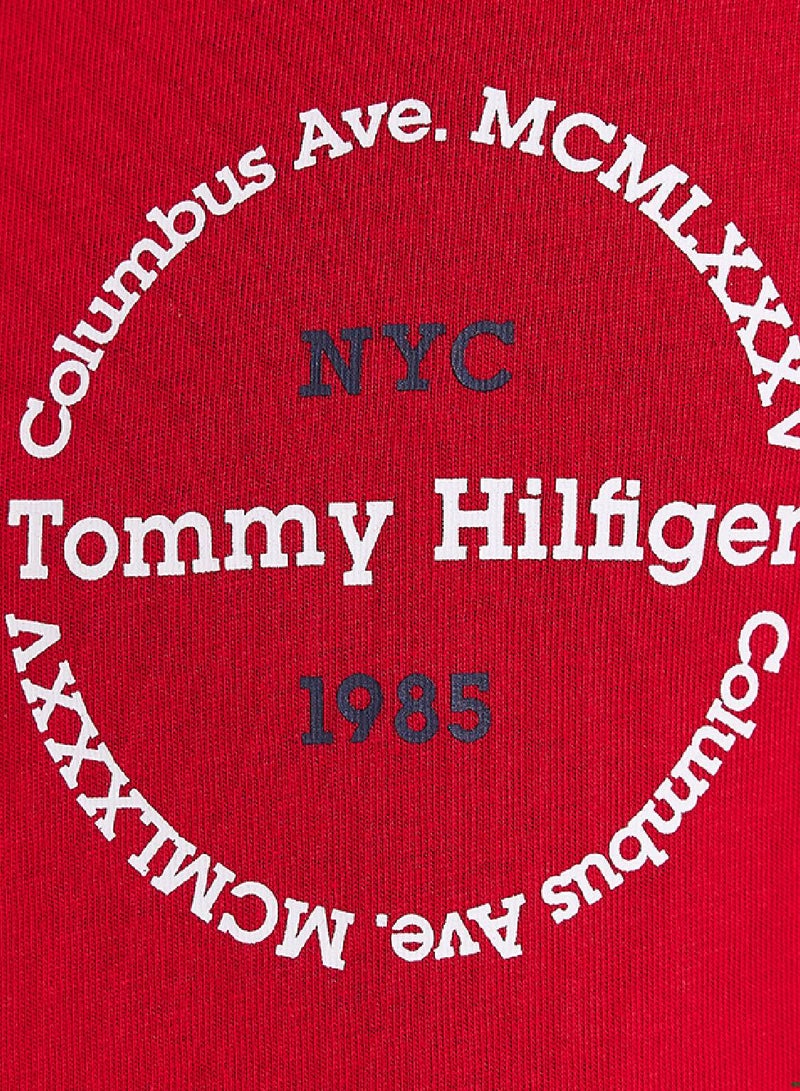 TOMMY HILFIGER Hilfiger Rounded Logo T-Shirt - Image 4