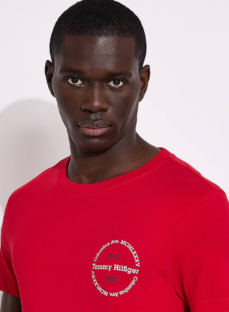 TOMMY HILFIGER Hilfiger Rounded Logo T-Shirt - Image 3