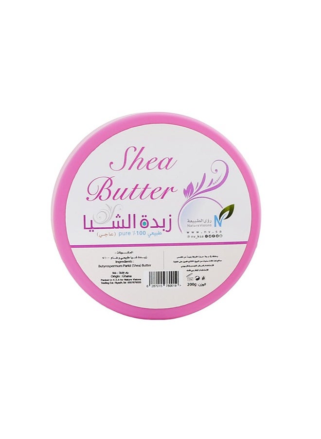 رؤى الطبيعة زبدة الشيا الخام عاجي 200 جرام من رؤى الطبيعة 