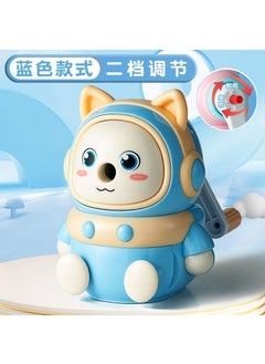 Dingbang Three-generation Commemorative Five-gear Adjustable Thick Pencil Sharpener Primary School Student Cartoon High-value Hand Pencil SharpenerThree generations of commemorative [blue] nib two adjustable Three generations of commemorative [blue] nib two adjustable