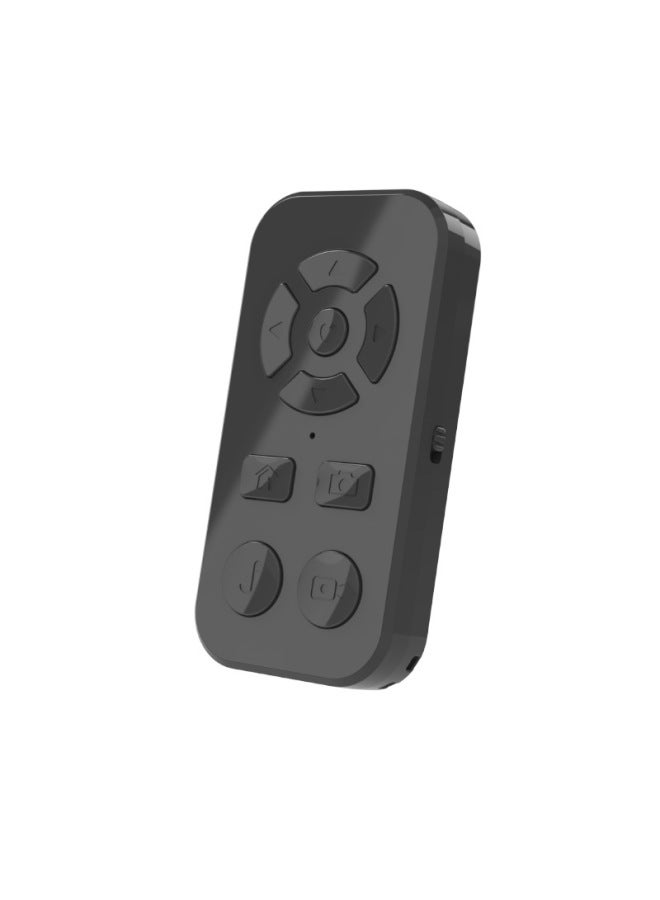 Focus Nine-key Mobile Phone Automatic Praise Short Video Brush Video Photography Professional Photography Page Turning Bluetooth Remote Control-Color:Nine-button Focusing Version: Black (pearl Bag + Data Cable + Manual) - Image 1