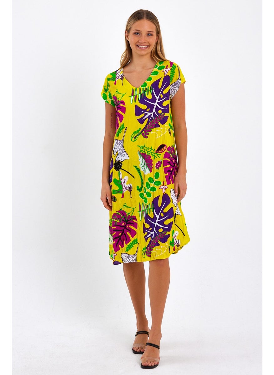 Rodi Women's Patterned Dress DS23YB0011T5  - Image 4