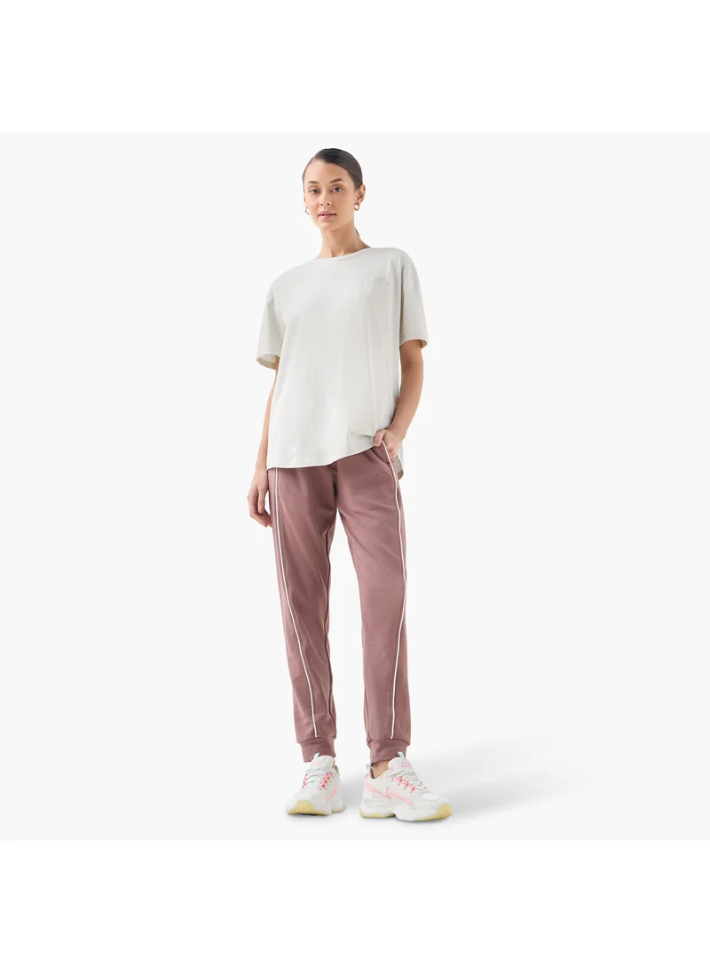 Kappa Kappa Contrast Piping Detail Joggers with Drawstring Closure