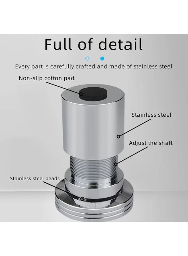 1pc Aluminum Alloy Adjustable Audio Cable Protector Shockproof Foot Spike for Turntable Mixer - Image 4