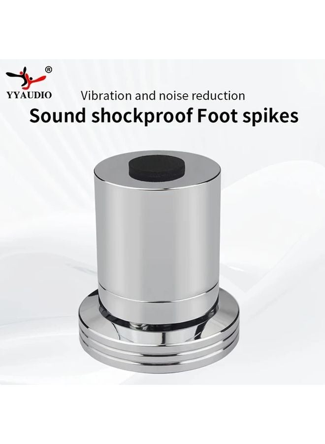 1pc Aluminum Alloy Adjustable Audio Cable Protector Shockproof Foot Spike for Turntable Mixer - Image 2