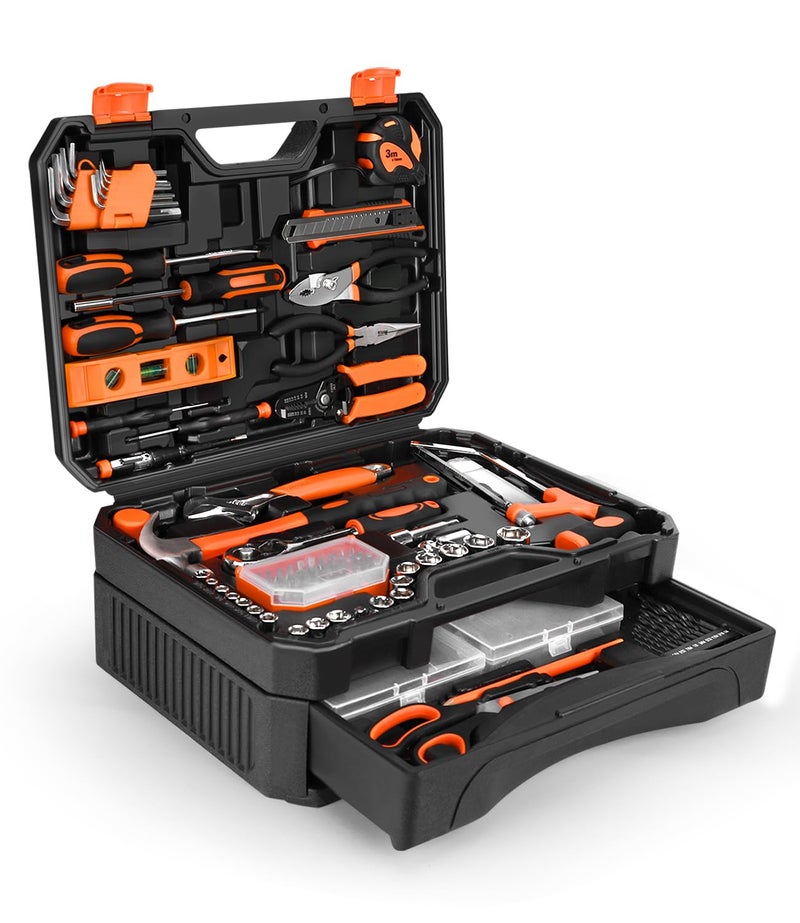 Thatool 328-Piece Tool Set - Tool Kit Toolbox Storage Case with Drawer, General Household Hand Tool Kit Perfect for Home & DIY Repairs - Image 1
