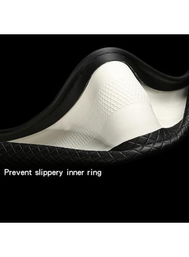 Steering Wheel Cover Compatible with MINI R56 Cooper Clubman Countryman 38CM 4 Colors - Image 3