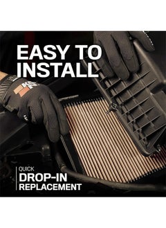 Unewshi Engine Air Filter: High Performance, Washable, Replacement Filter: Compatible with 2010-2019 Toyota/Lexus/Mitsubishi (Highlander, RAV4, Sienna, Avalon, Camry, ES 350, NX300, Rx350, L200) 33-2443  - Image 2