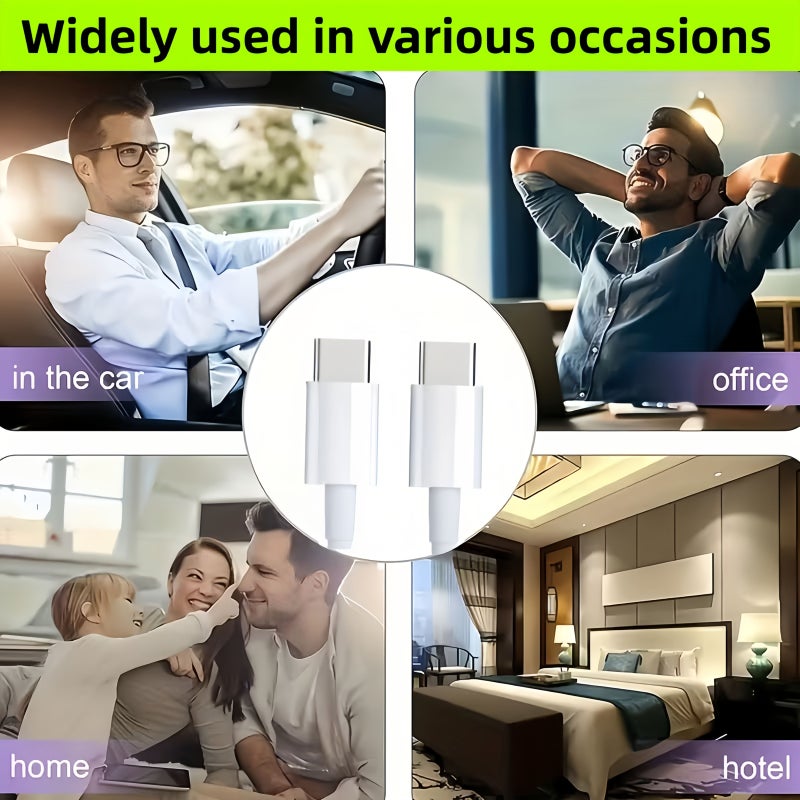 USB C to USB C Charging Cable 5 Pack Type C Fast Charging Data Cord Compatible with Phone Tablet Laptop - Image 5