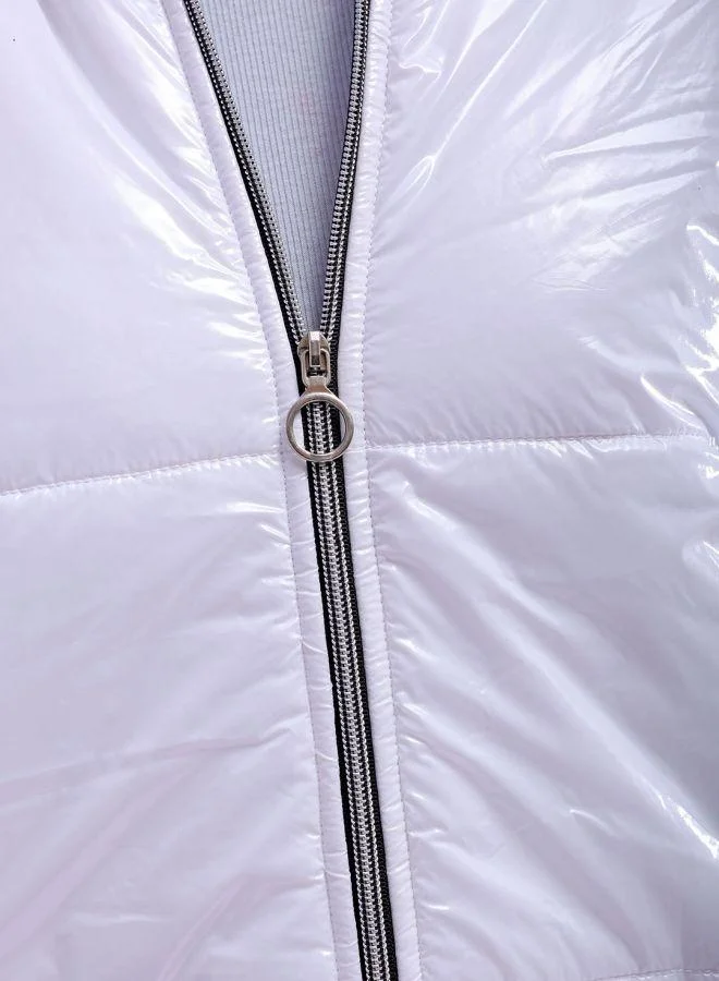 Freehand  Women Slim Fit Solid Puffer Jacket for Women | Best Price UAE