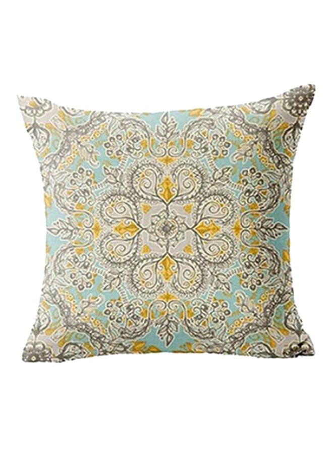 NIBEMINENT Geometric Pattern Print Pillow Cover Multicolour 45x45centimeter