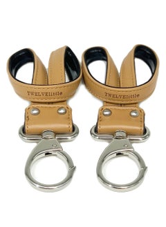 TWELVElittle TWELVElittle - New Stroller Clip Set - Tan  - Image 1