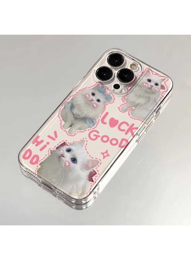 NIBEMINENT Three Adorable Kittens Protective TPU Case Cover For iPhone 16 Pro Max, Clear - Image 1