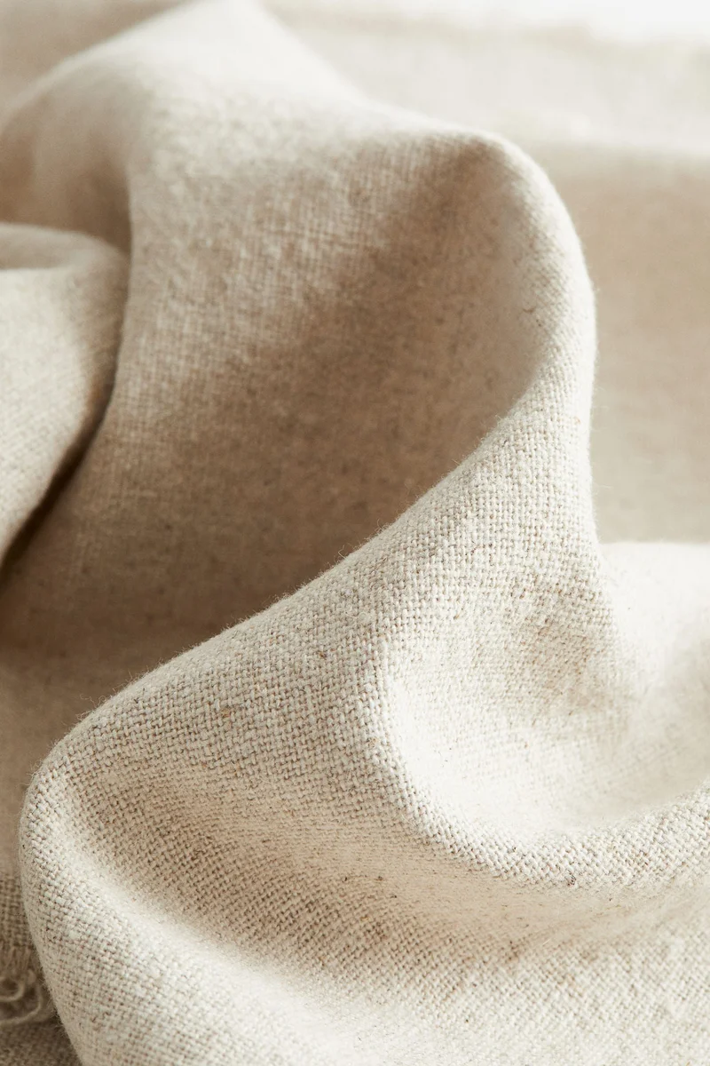 اتش اند ام قواعد صحون من مزيج الكتان - عبوة من قطعتين