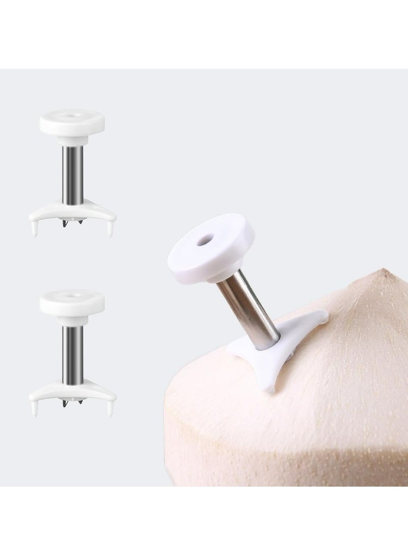 Oasisgalore 3-Pack Stainless Steel Coconut Opener Tool, Easy and Convenient Coconut Shell Punch - Image 1
