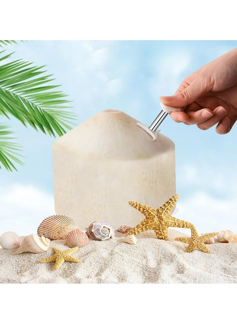 Oasisgalore 3-Pack Stainless Steel Coconut Opener Tool, Easy and Convenient Coconut Shell Punch - Image 2