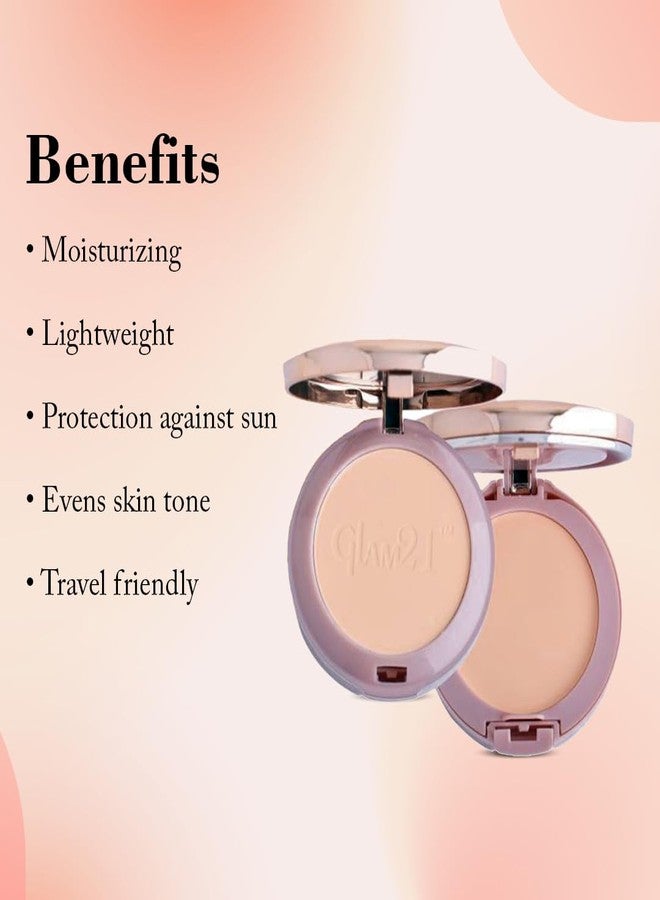 Glam 21 Glam21 Beauty Bright BB 2-in-1 Compact Powder | Long Lasting for Makeup Matte Finish with Vitamin-E | All Skin Type Natural Rose - 02 - Image 3