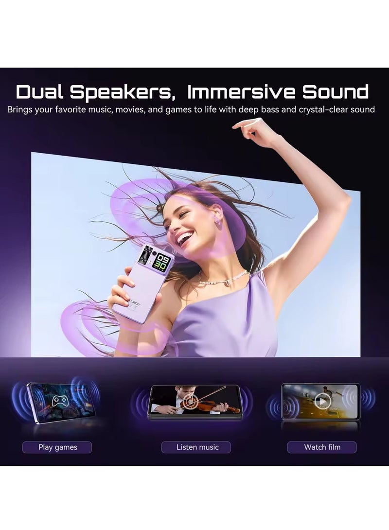 Cubot Android Smartphone P90, G100 Octa-core, 2.2GHz, Dual Speakers, 12GB+256GB, 6.88" 120Hz Screen, 64MP Main Camera, 5100mAh,NFC, 4G Phone Purple - Image 5