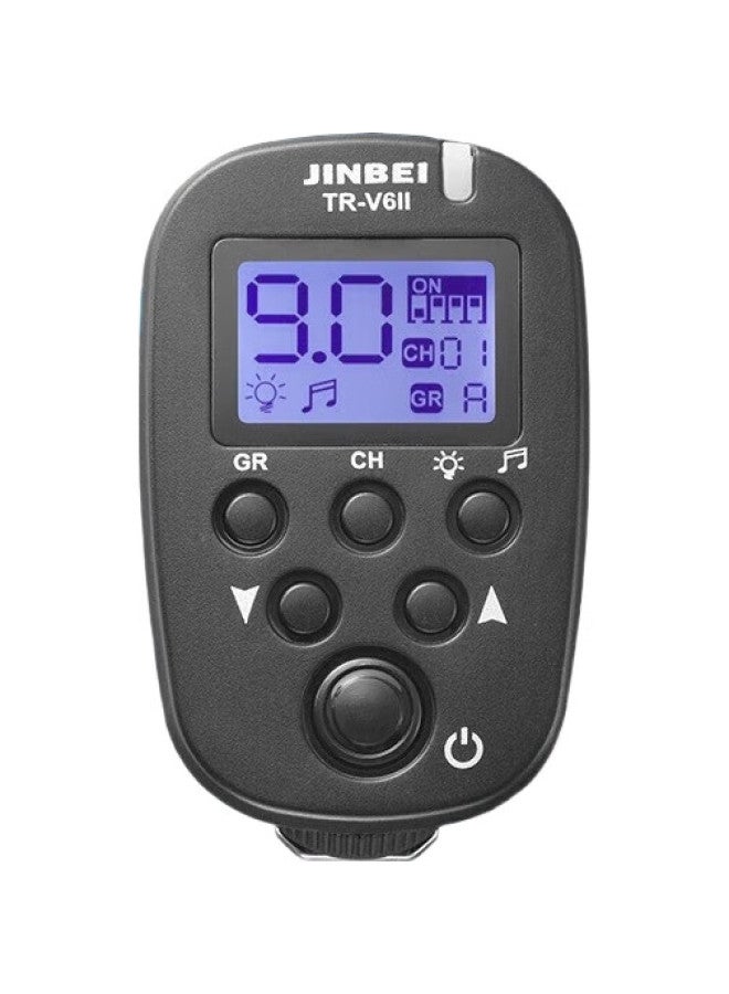 Jinbei Tr-V6Ii Flash Trigger, Wireless Flash Trigger, Remote Control Trigger, Frequency Division, Grouping, Universal For Dslr Cameras, Tr-V6Ii Transmitter - Image 2