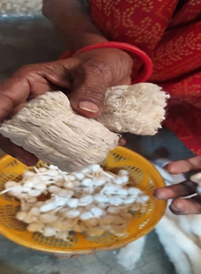 Magic Providers 365 Vathulu Cotton Long Wicks for Diya - (Pack of 365 Each) Set of 6 | Lambi Diya Jyot Batti |Jot Wick|Karthika Masam Deepam Pooja Vathulu - Total 2190 Baati Bati Pooja Aarti Wicks - Image 2