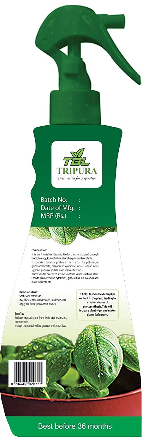 TBL TRIPURA DESTINATION FOR ASPIRATION TBL Tripura Destination for Aspiration Organic Leaf Glow 250 ml and Gro Gold 2 Kg  - Image 2