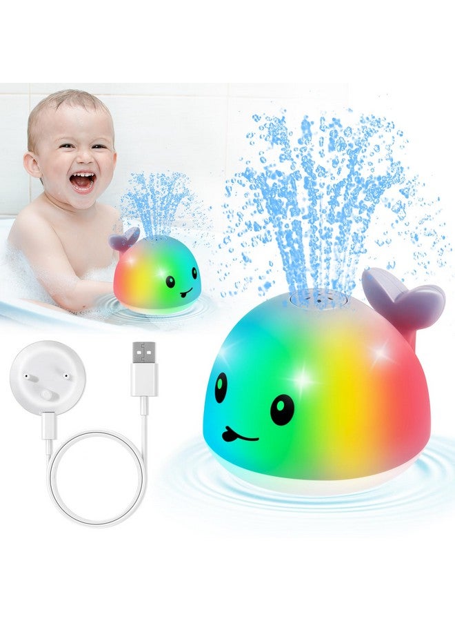 جيجيلي لعبة حمام بيبي ويل 4.0 - سهلة الشحن 2024 ألعاب حمام مطورة للأطفال من سن 1 إلى 3 سنوات، لعبة نافورة حمام مضيئة للأطفال الصغار من سن 6 إلى 12 إلى 18 شهرًا، لعبة حوض استحمام، هدايا عيد الميلاد للأطفال من 1 إلى 2 إلى 3 سنوات - Image 1