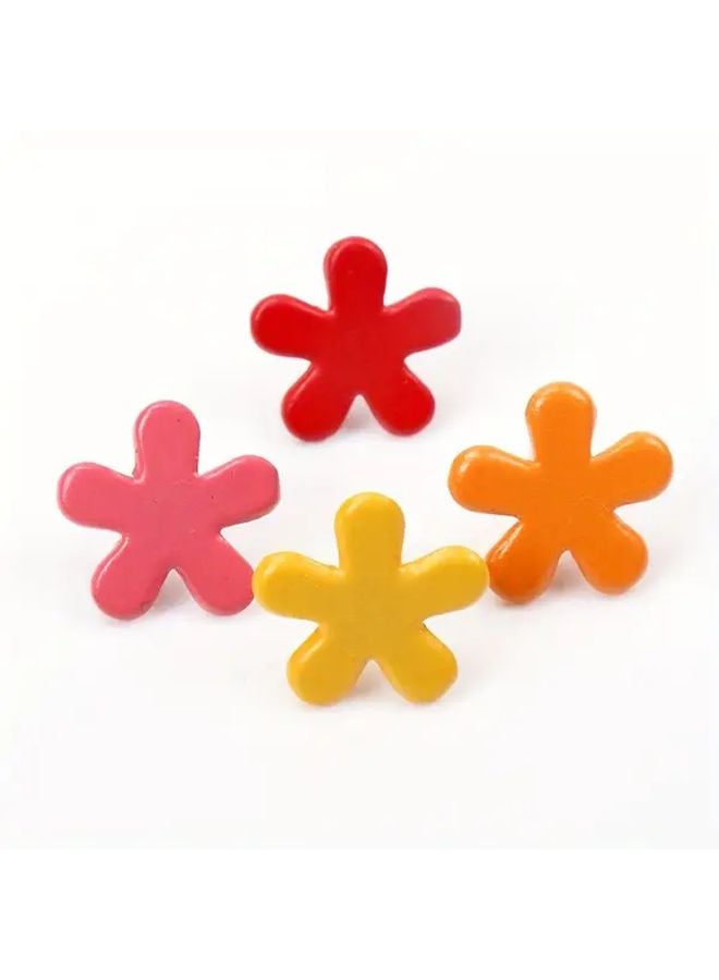 20pcs Mini Flower Brads Metal Floral Fasteners For Scrapbooking Card Making DIY Crafts - Image 5