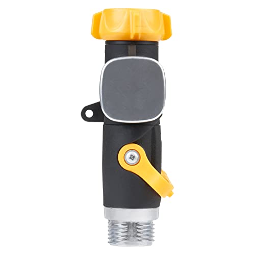 Melnor 65135AMZ 4 Way Lever Flow Through Valve Connector Bundle, Yellow, Black - Image 5