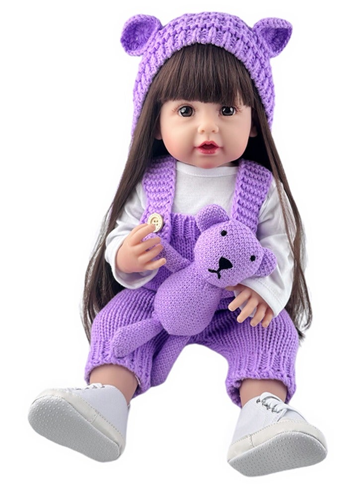 Adorable Reborn دمية طفل ريبورن الرائعة: 20 بوصة 50 سم ميزات واقعية واقعية، هدية مثالية للأطفال - Image 3