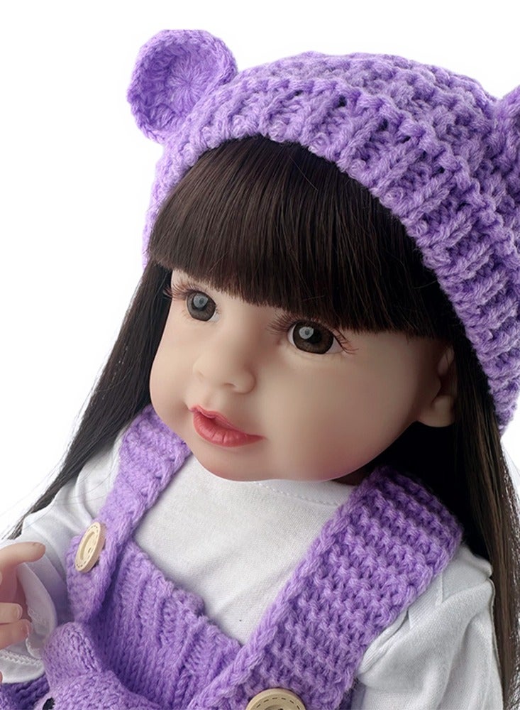 Adorable Reborn دمية طفل ريبورن الرائعة: 20 بوصة 50 سم ميزات واقعية واقعية، هدية مثالية للأطفال - Image 4