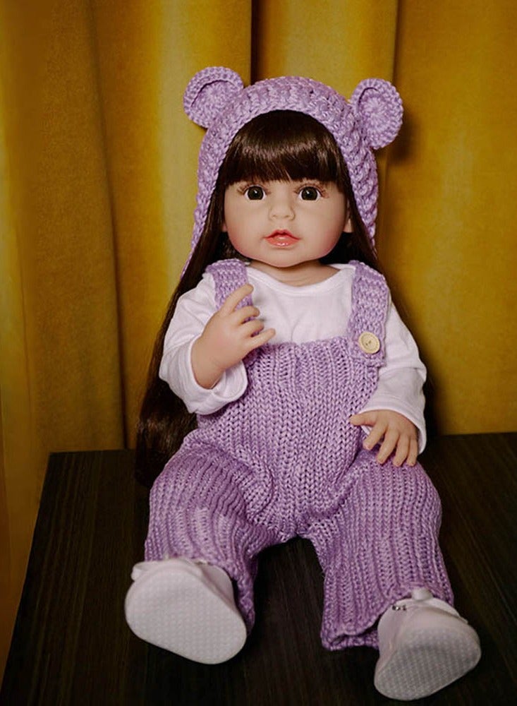 Adorable Reborn دمية طفل ريبورن الرائعة: 20 بوصة 50 سم ميزات واقعية واقعية، هدية مثالية للأطفال - Image 5