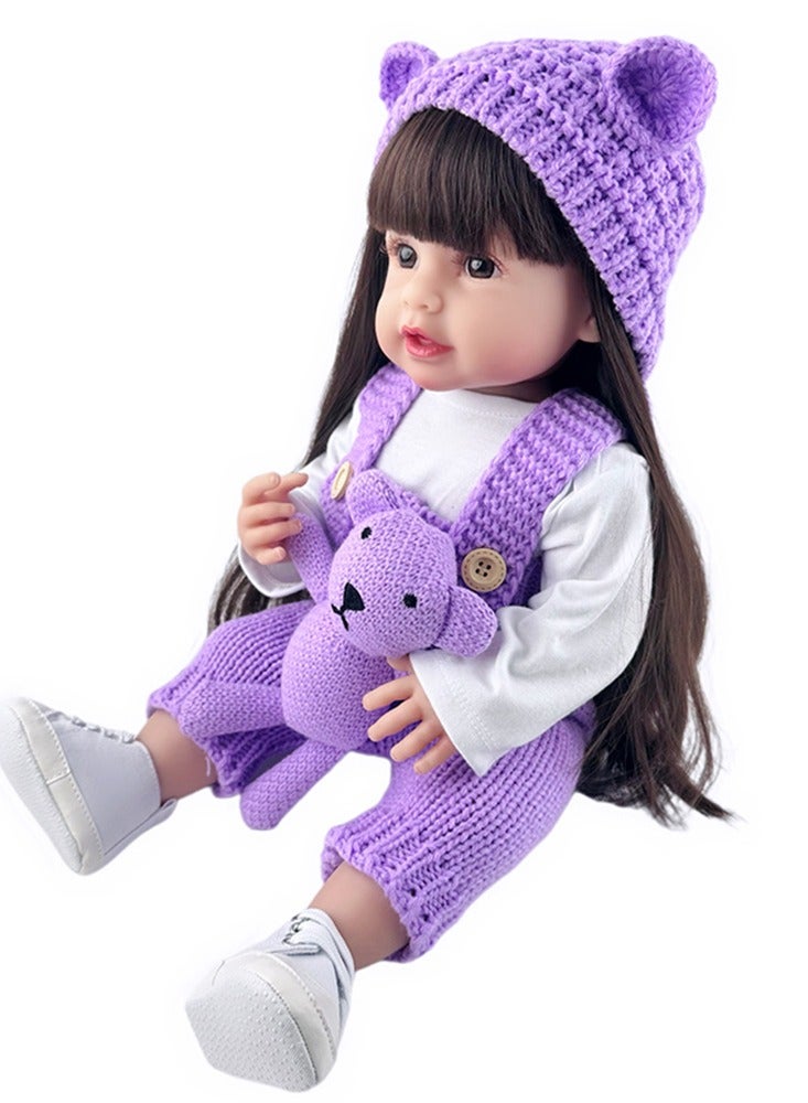 Adorable Reborn دمية طفل ريبورن الرائعة: 20 بوصة 50 سم ميزات واقعية واقعية، هدية مثالية للأطفال - Image 1