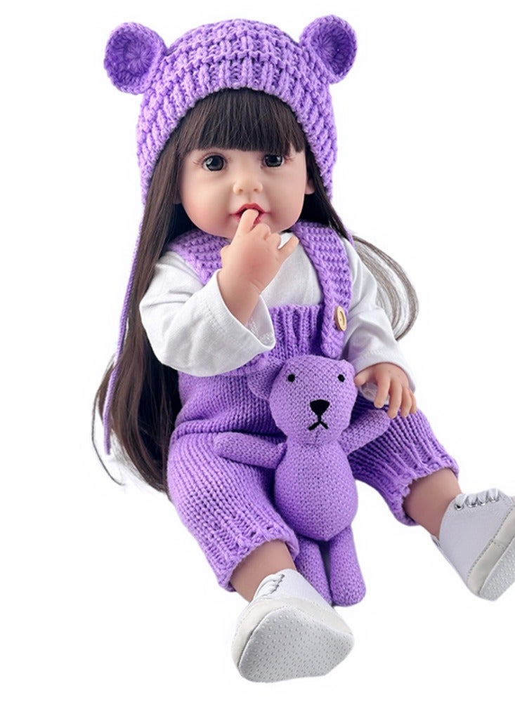 Adorable Reborn دمية طفل ريبورن الرائعة: 20 بوصة 50 سم ميزات واقعية واقعية، هدية مثالية للأطفال - Image 2