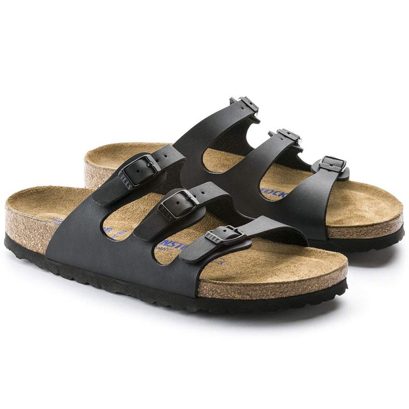 Birkenstock Florida Soft Footbed - Birko-Flor™ Black Birko-Flor™ 2 39 (US Women's 8-8.5) Regular - Image 3