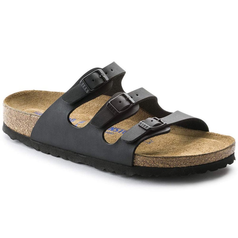 Birkenstock Florida Soft Footbed - Birko-Flor™ Black Birko-Flor™ 2 39 (US Women's 8-8.5) Regular - Image 1