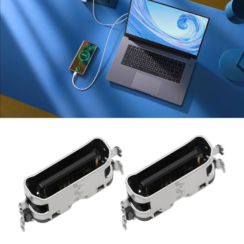 ECSiNG 4 قطع موصل شحن منفذ USB Type C متوافق مع Huawei Matebook D15 Boh-WAQ9R قطع غيار استبدال - Image 4