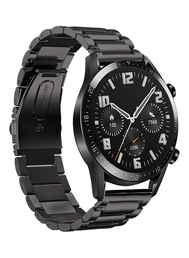 NIBEMINENT Replacement Band For Huawei Watch GT 2/Honor MagicWatch 2 Black - Image 1