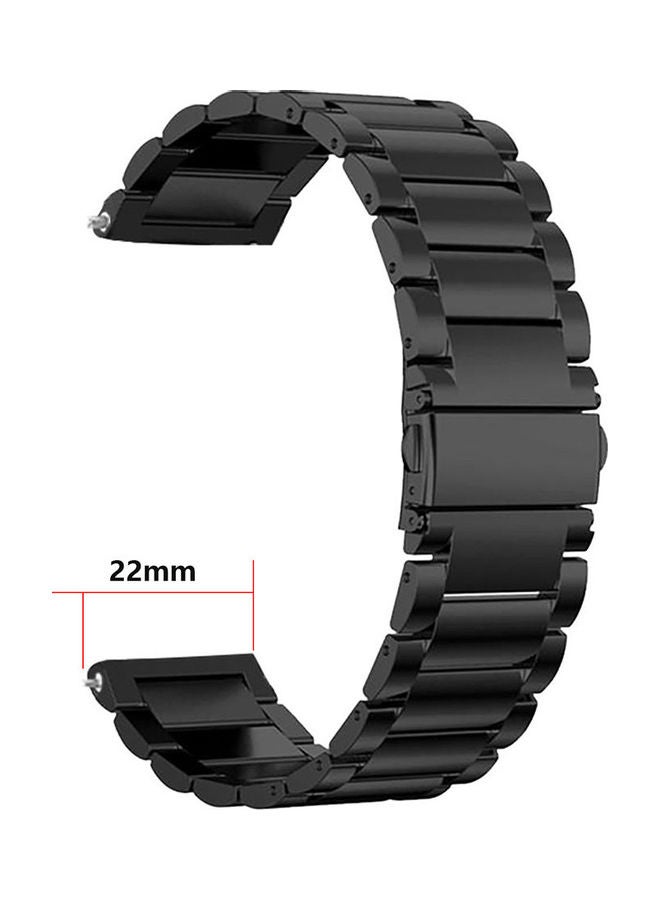 NIBEMINENT Replacement Band For Huawei Watch GT 2/Honor MagicWatch 2 Black - Image 2