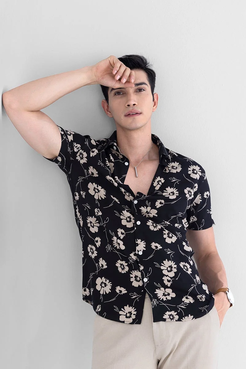 SNITCH Aster Black Shirt