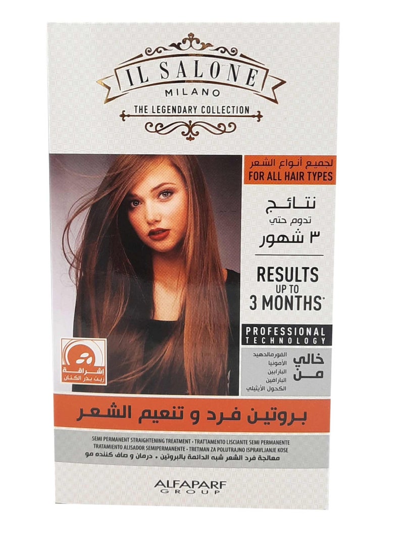 إل صالون مجموعة بروتين لفرد الشعر بزيت بذور الكتان - Image 1