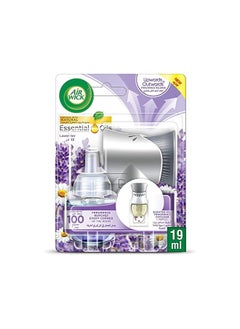 Freshener Electrical Plug In Kit With Essential Oil Diffuser Lavender 19 Ml