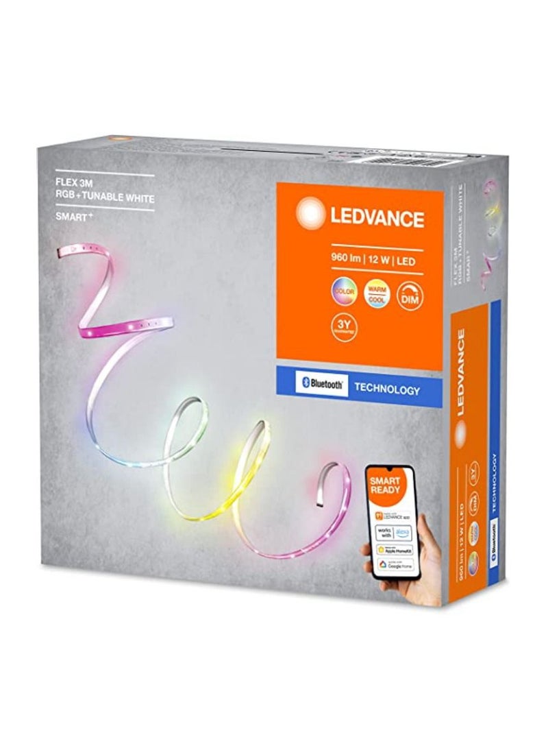 LEDVANCE Ledvance Led Smart Led Light Strip With Bluetooth For Indoors 3 Meters Long Light Color Changeable 2000 to 6500 k Rgb Colors Changeable Controllable With Google Alexa And Apple Smart Plus Bt Flex 3M - Image 2