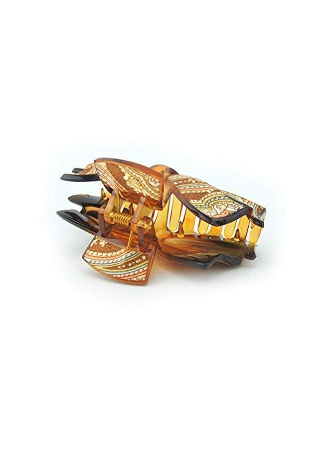 Meilliwish Noble Beautiful Lady Hair Claw Clip(D91)(BowBrown)  - Image 4