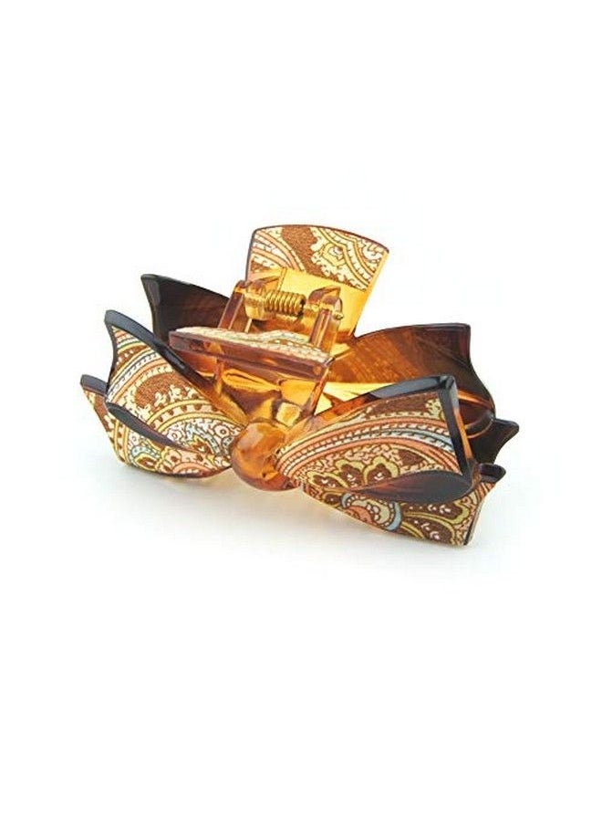 Meilliwish Noble Beautiful Lady Hair Claw Clip(D91)(BowBrown)  - Image 5