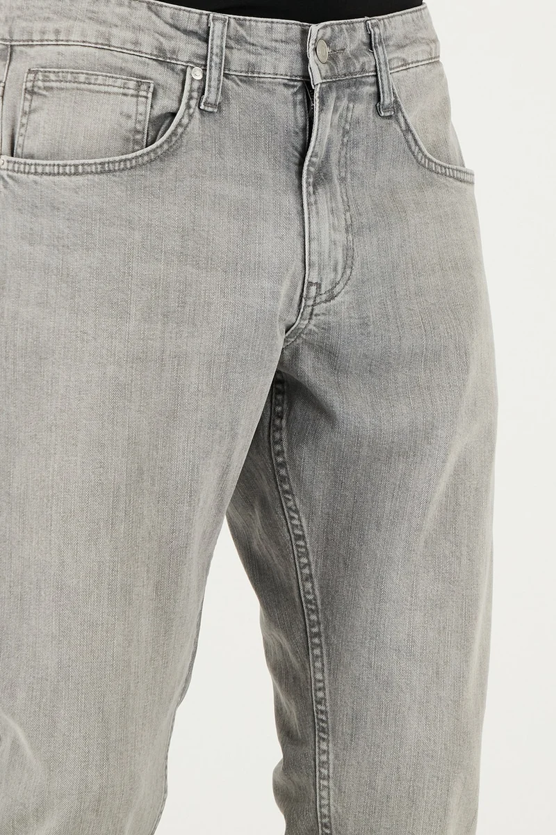 Buratti Stretch Cotton Comfort Fit High Waist Straight Leg Jeans Men's Jeans 4400S58TEXAS